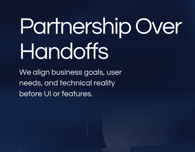 Partnership Over Handoffs