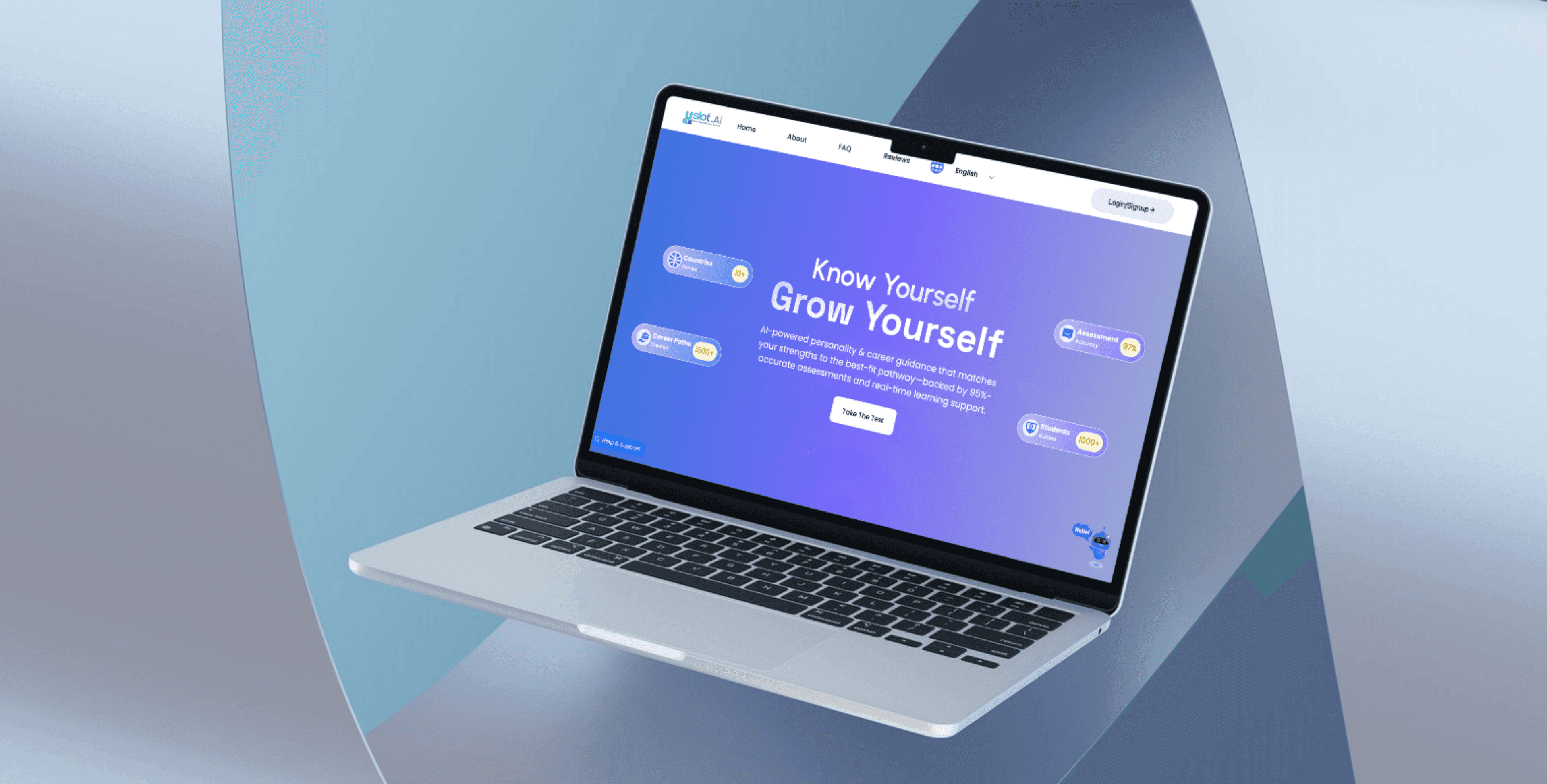 Rail Rolls Website on Laptop